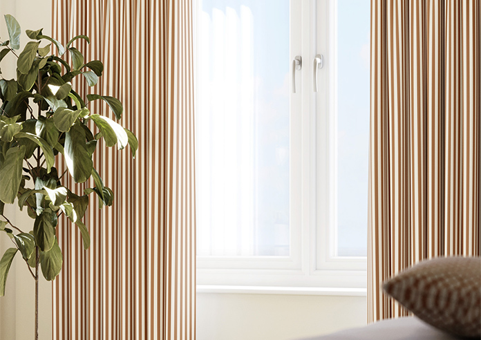 The British Stripe Co. Catherine, Teinbridge No.2 - Made to Measure Curtains - Image 5